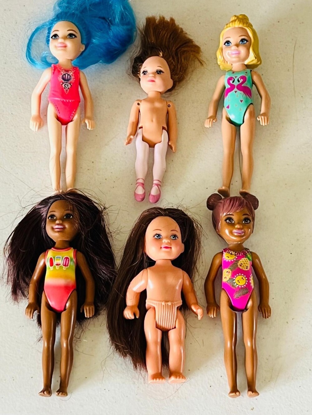 Kelly Doll Lot Chelsea Barbie Doll Lot